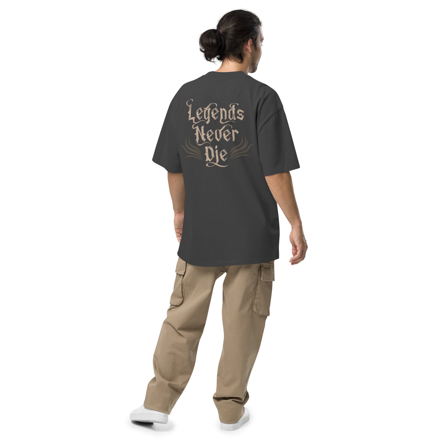 Oversized Faded Black T-shirt