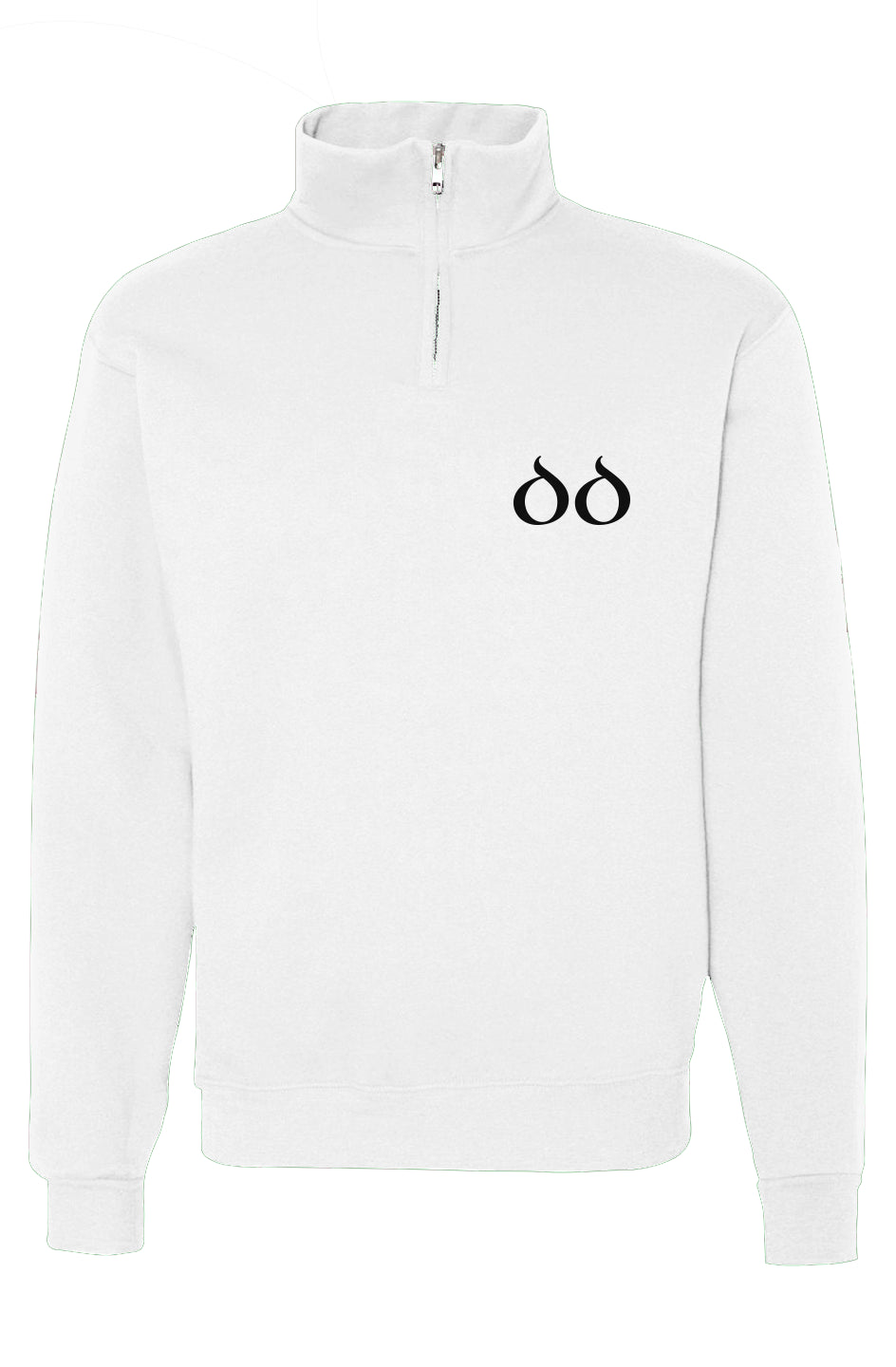 Cadet Collar Quarter-Zip Sweatshirt