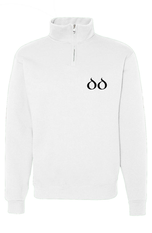 Cadet Collar Quarter-Zip Sweatshirt