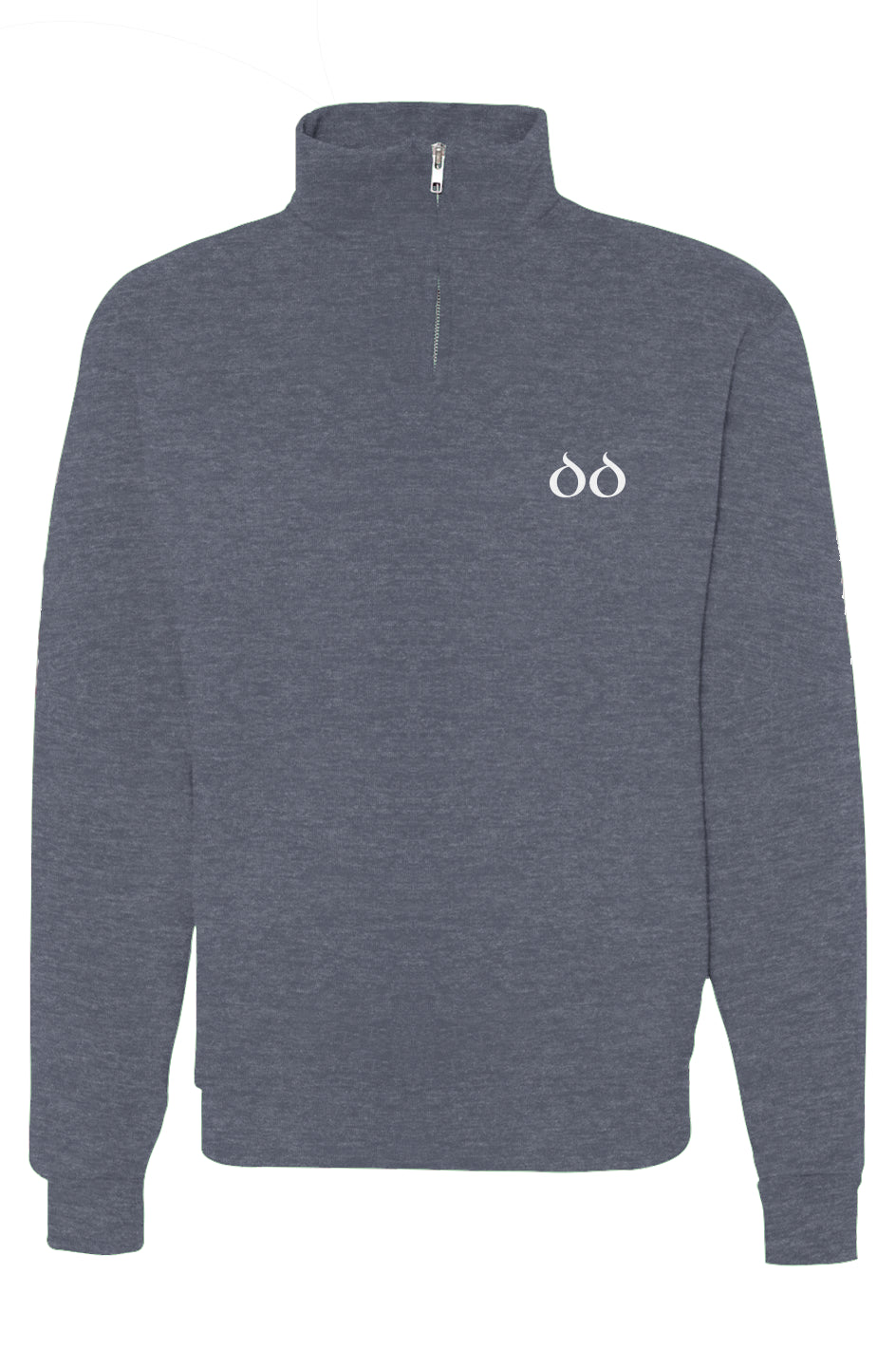 Cadet Collar Quarter-Zip Sweatshirt