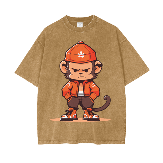 Acid Wash Loose T-Shirt