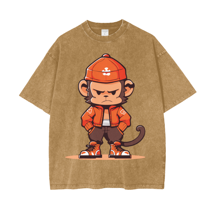 Acid Wash Loose T-Shirt