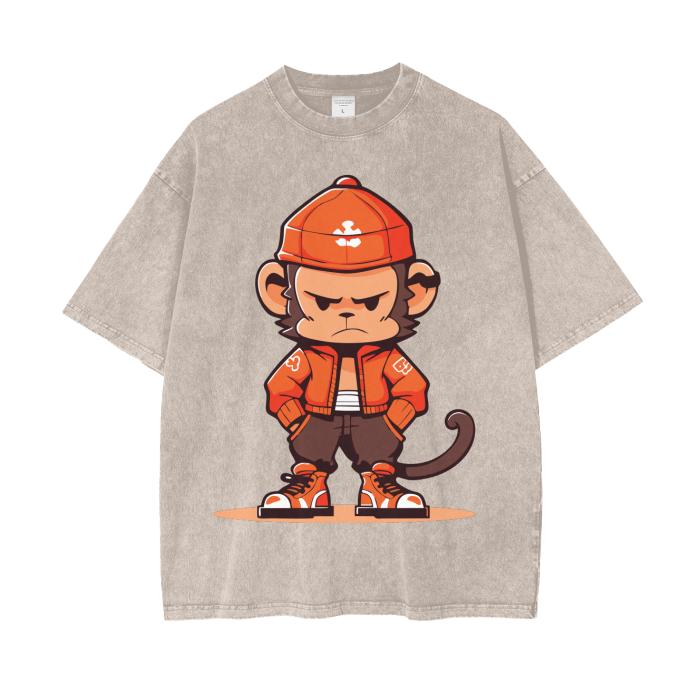 Acid Wash Loose T-Shirt