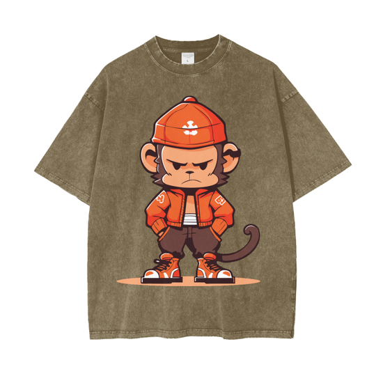 Acid Wash Loose T-Shirt