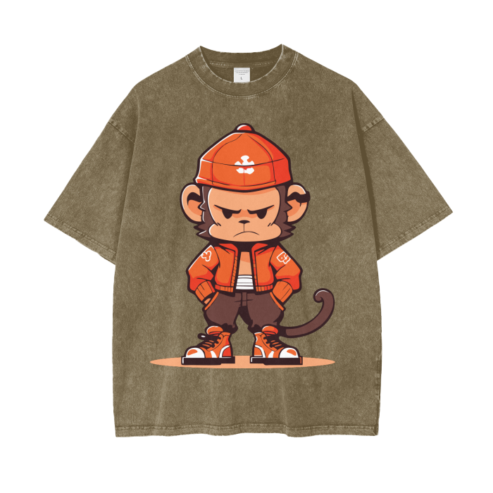 Acid Wash Loose T-Shirt