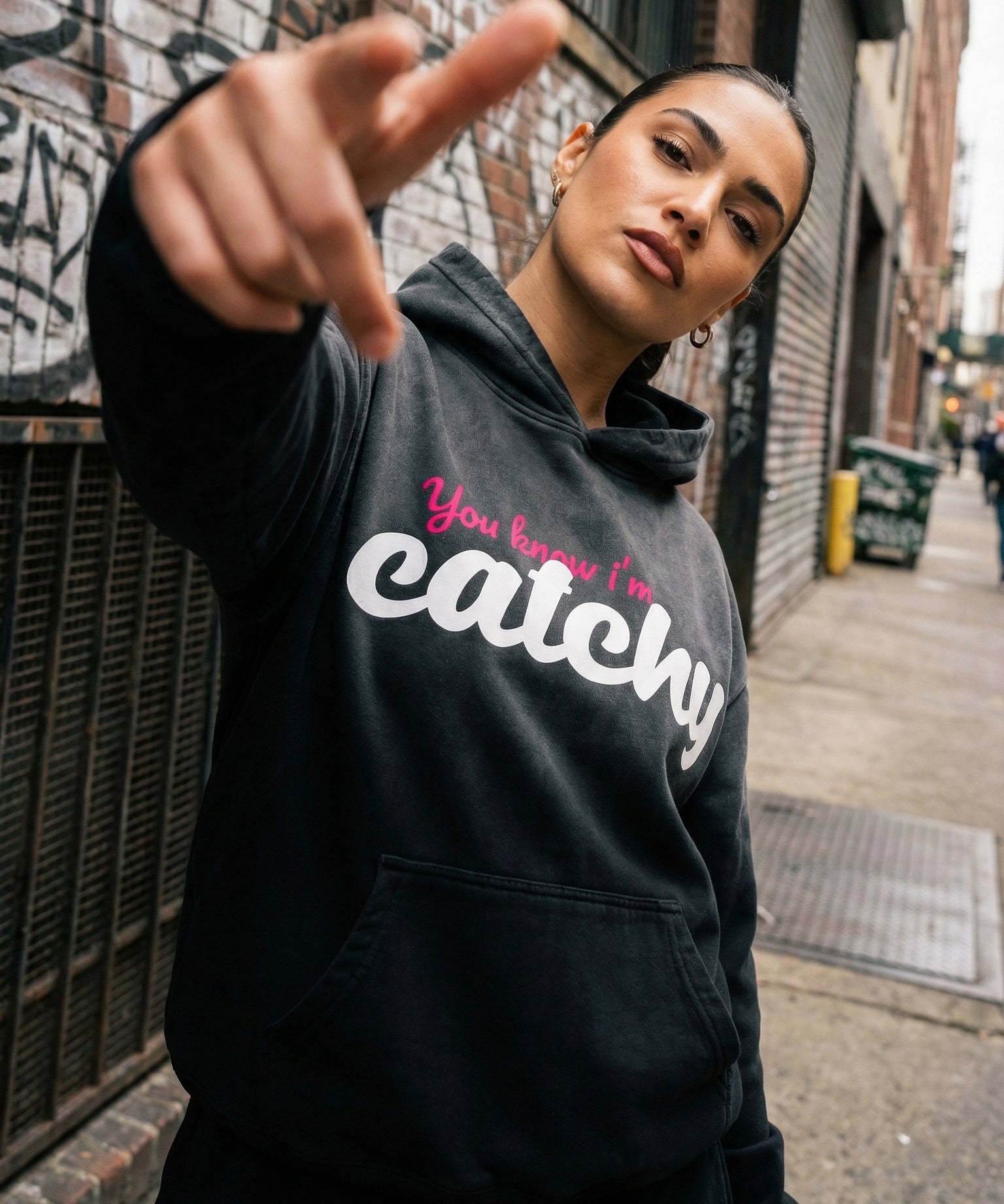 Catchy Sunfade Oversized Hoodie