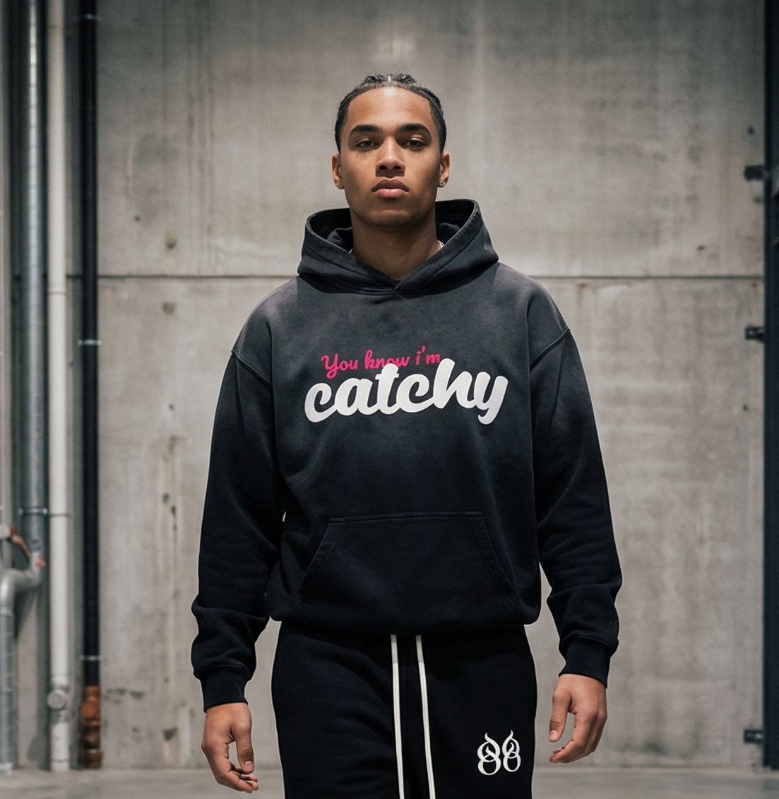 Catchy Sunfade Oversized Hoodie