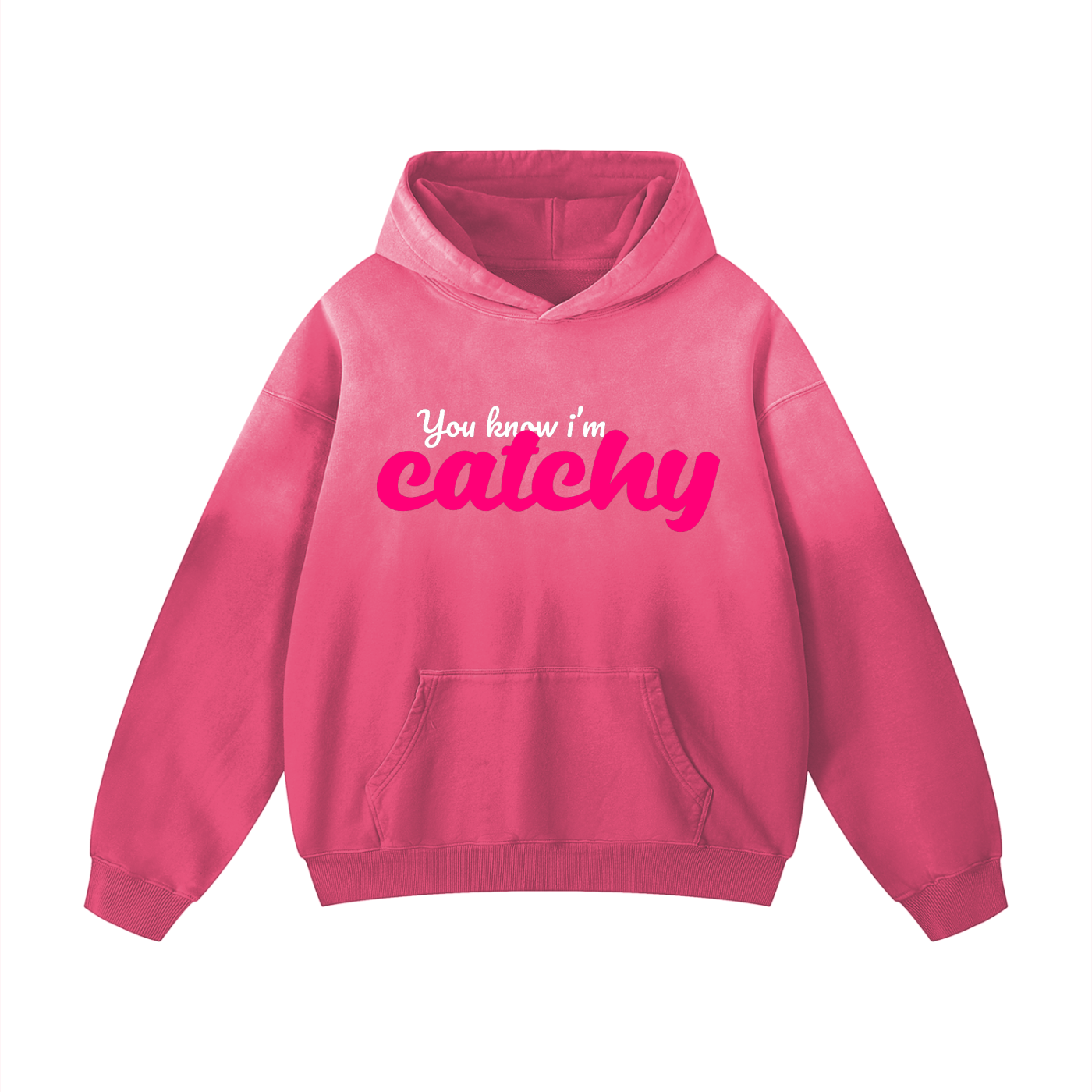 Catchy Sunfade Oversized Hoodie