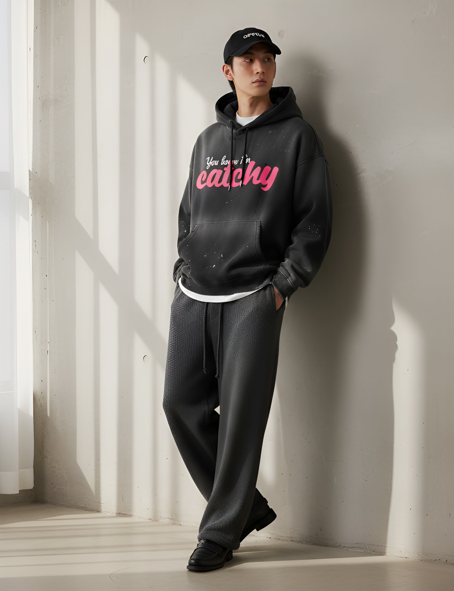 Vintage Washed Fleece Hoodie