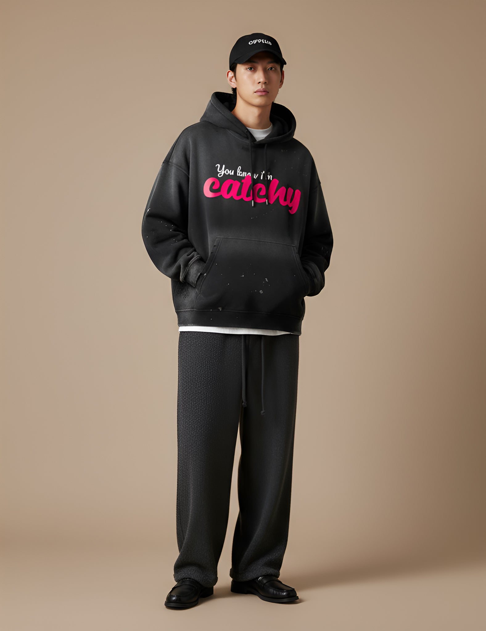 Vintage Washed Fleece Hoodie