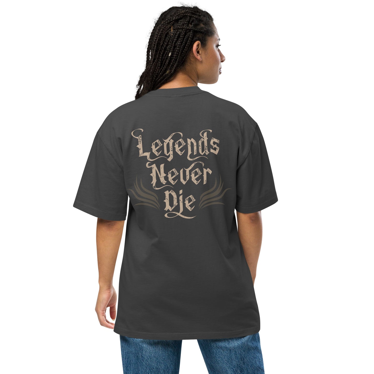 Oversized Faded Black T-shirt