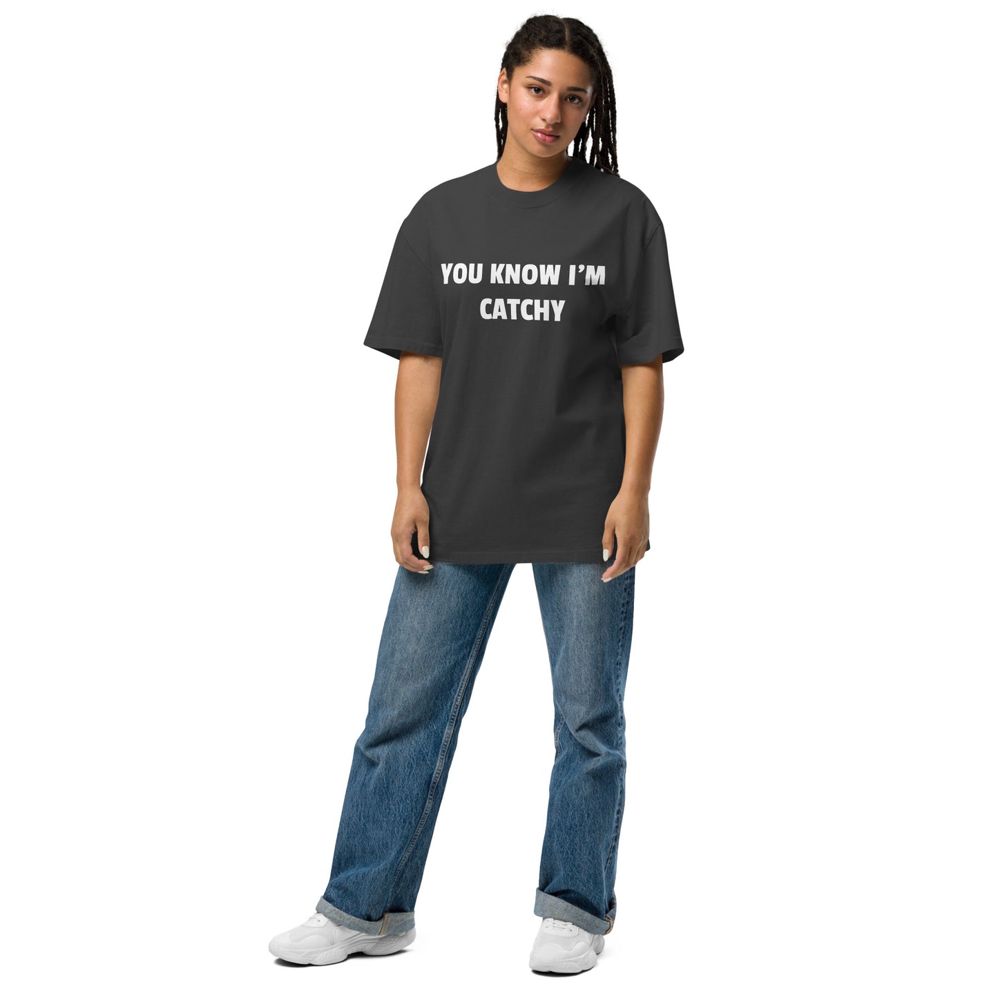 Oversized Faded Black T-shirt