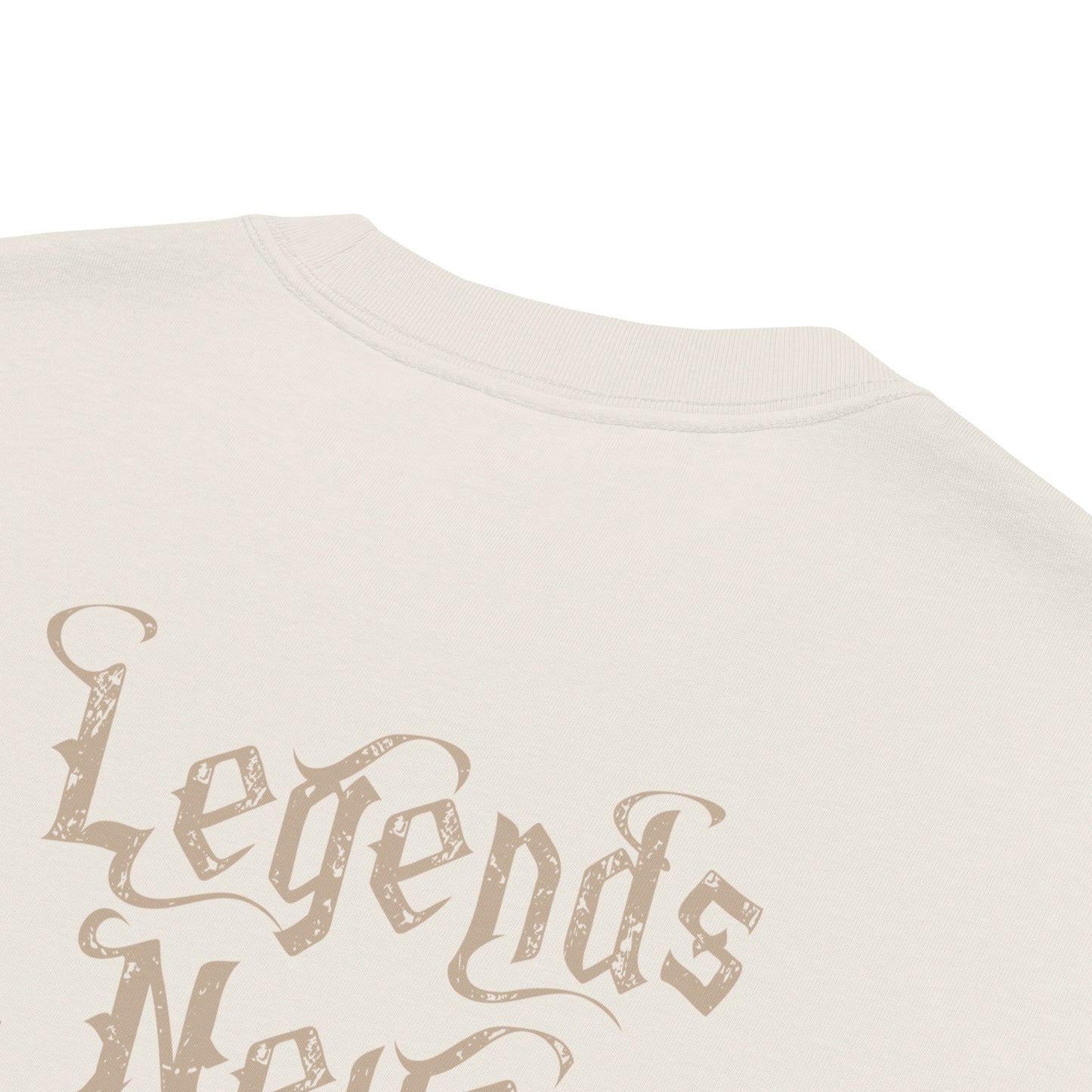 Oversized Faded Bone T-shirt