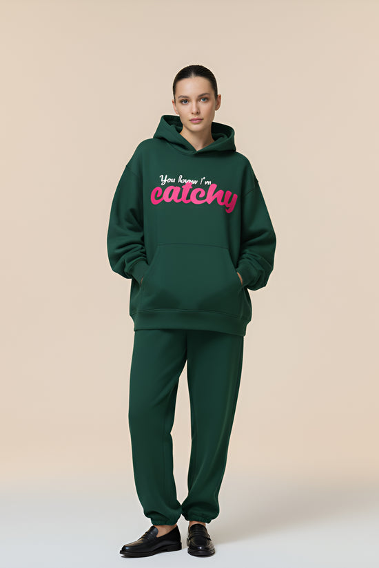 Catchy GB Fleeced Hoodie