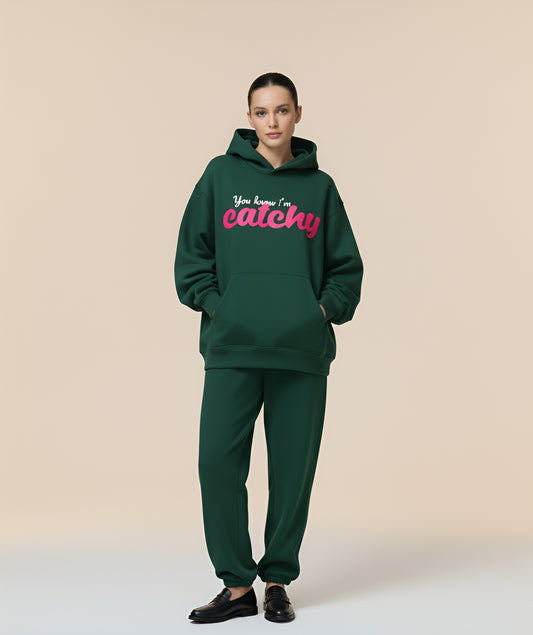 Catchy GB Fleeced Hoodie